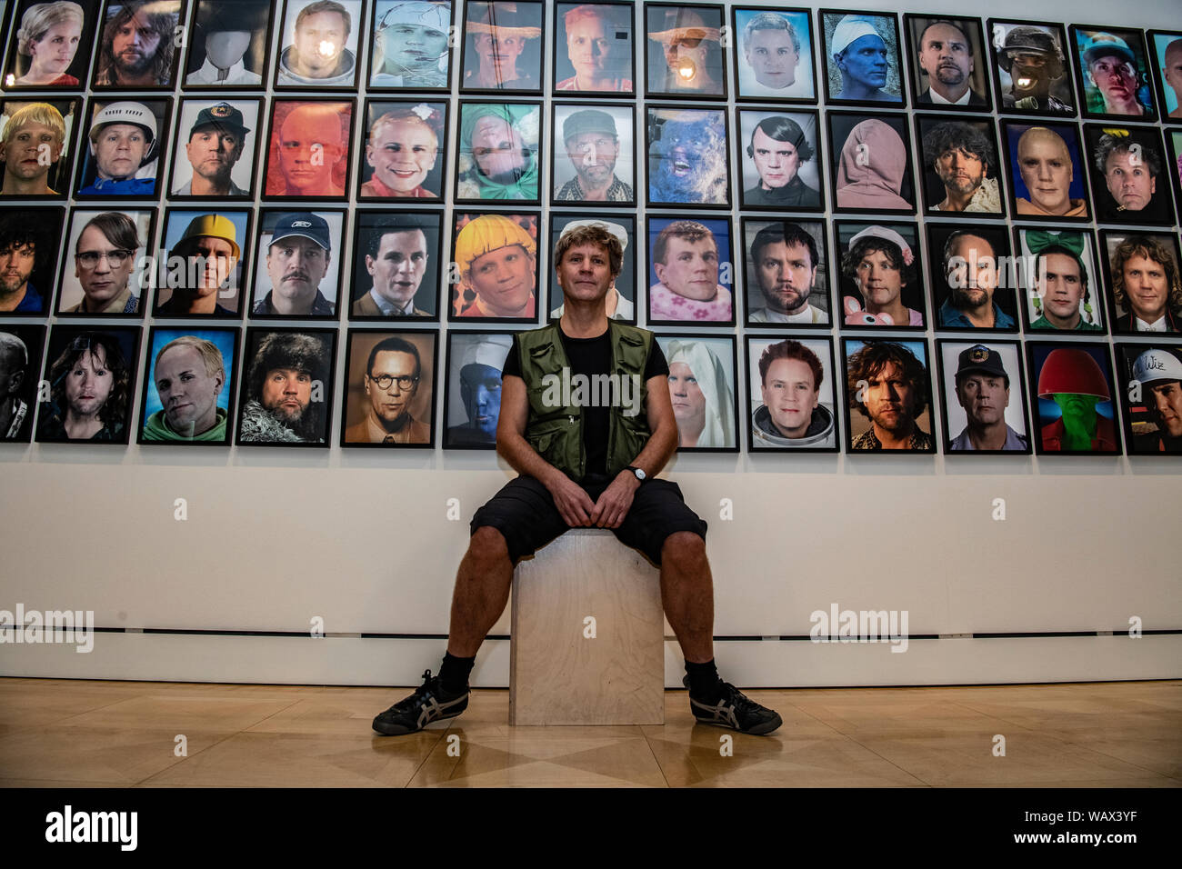 Berlin Germany 22nd Aug 2019 The Artist Bjorn Melhus Sits In