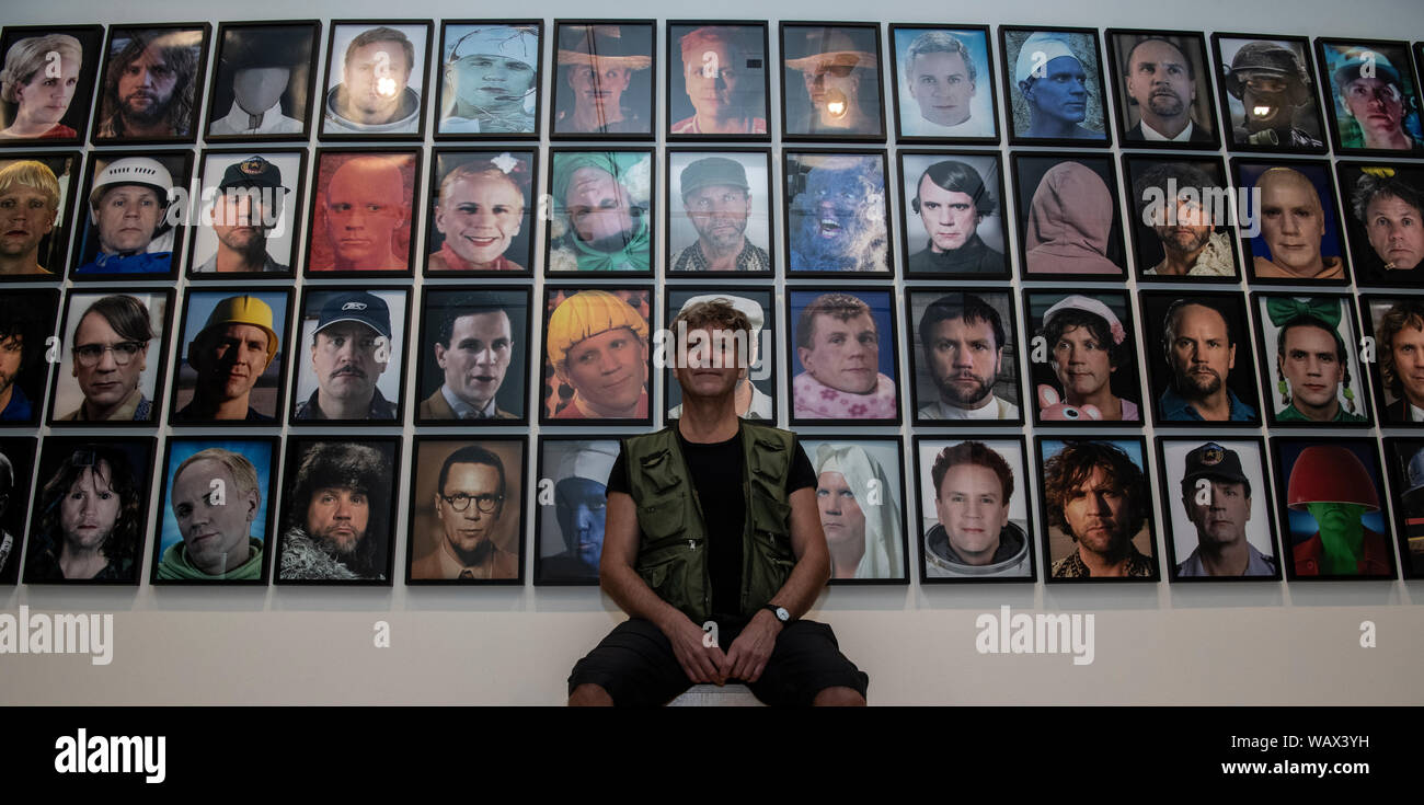 Berlin Germany 22nd Aug 2019 The Artist Bjorn Melhus Sits In