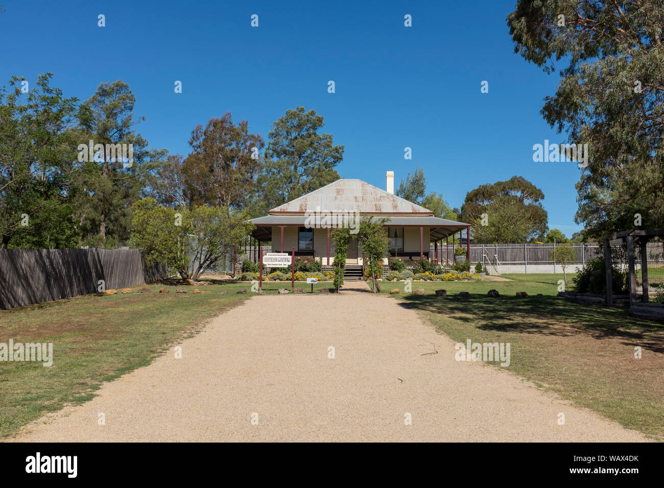Cottage Museum, Rylstone, NSW, Australia. The museum showcases rural life in this country town. Stock Photo