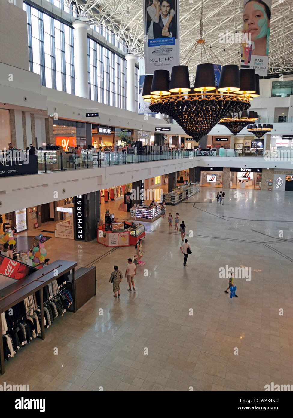 IASI, ROMANIA - JULY 30, 2019: Modern commercial center in Iasi, Palas Mall  inside view Stock Photo - Alamy