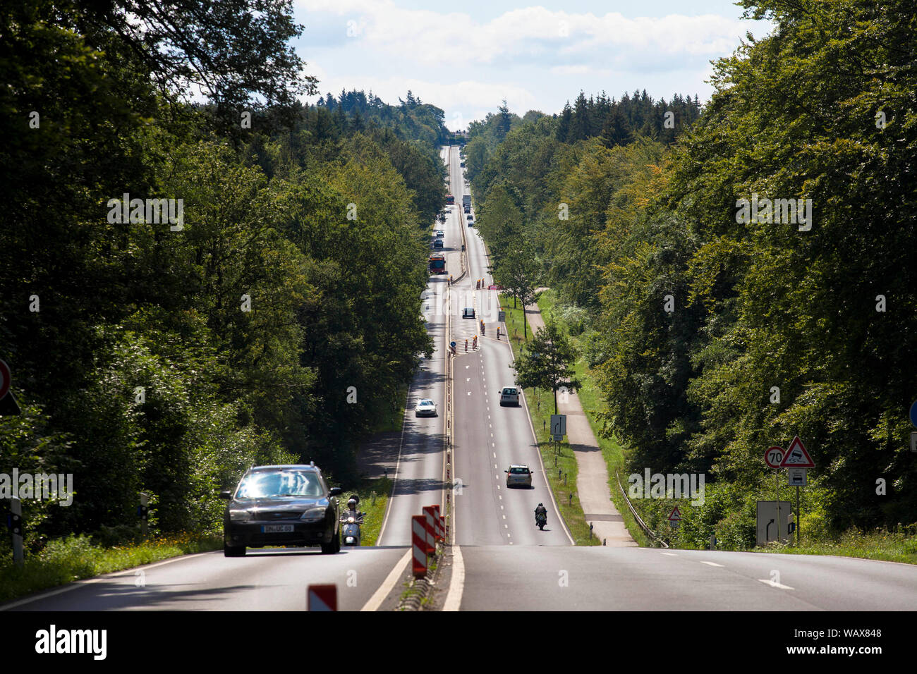 the federal road number 258 between Aachen and Roetgen, called