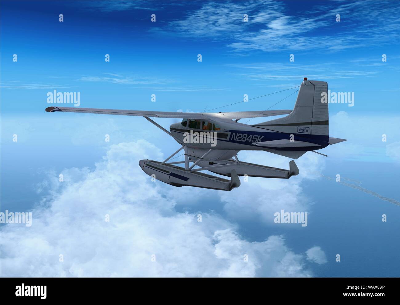 Cessna 185 Skywagon Stock Photo