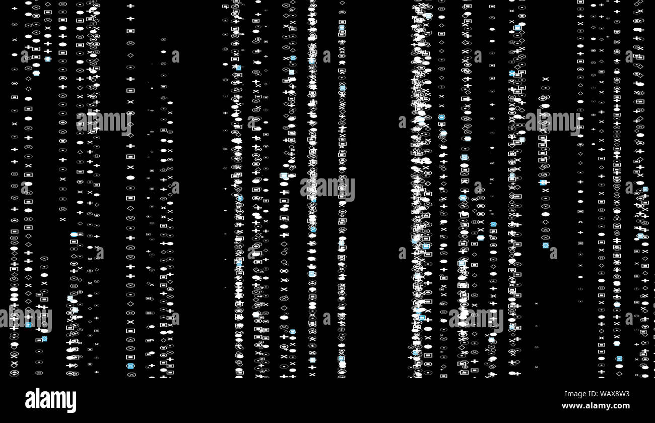 sequence of numbers and sign Social Media Binary Computer Code network ...