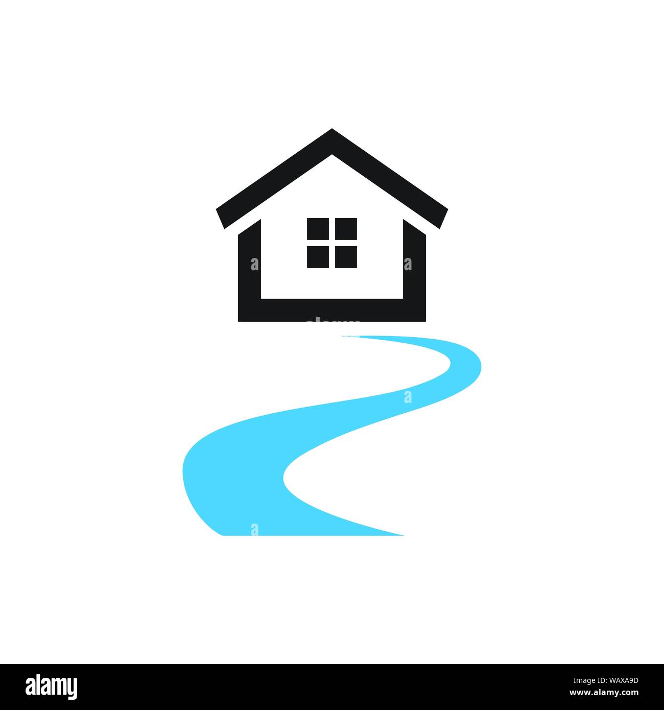 Real estate house graphic design template vector Stock Vector Image