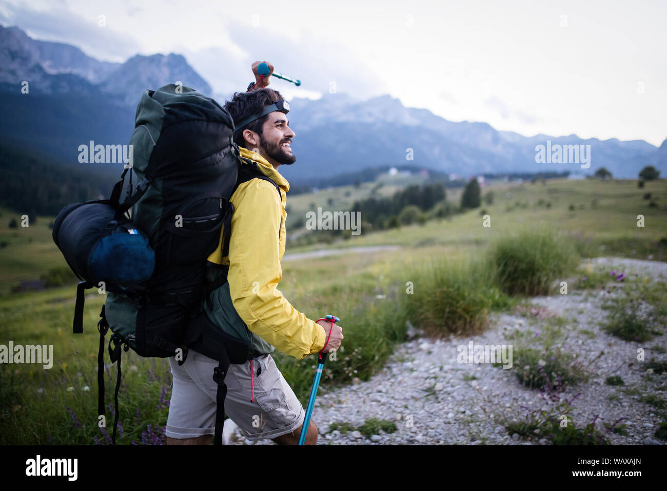 Attractive hiker hi-res stock photography and images - Alamy
