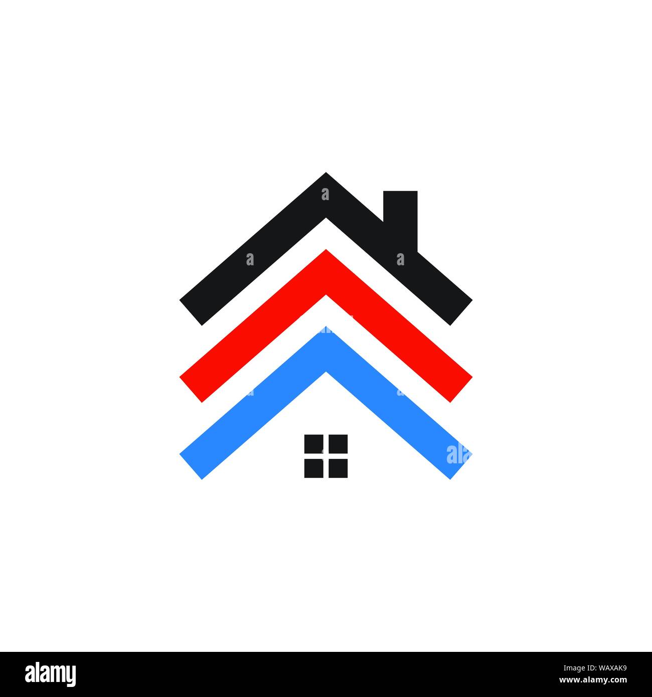 Real estate house graphic design template vector Stock Vector Image