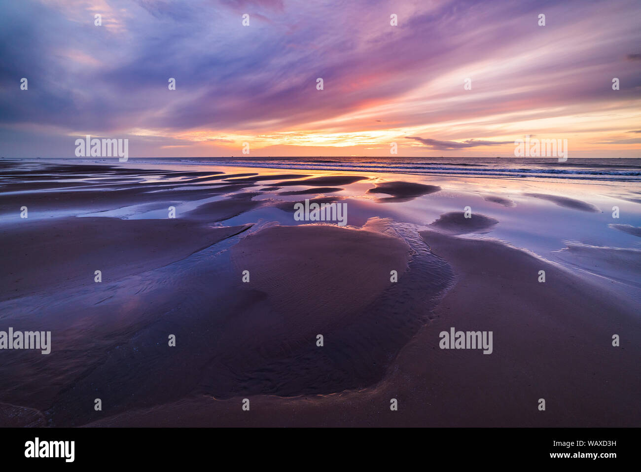 Beautiful golden sunset over the hi-res stock photography and images ...
