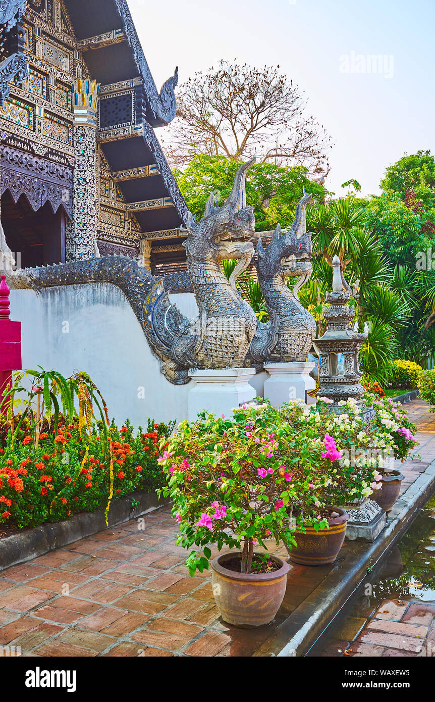 Naga serpent balustrades hi-res stock photography and images - Alamy