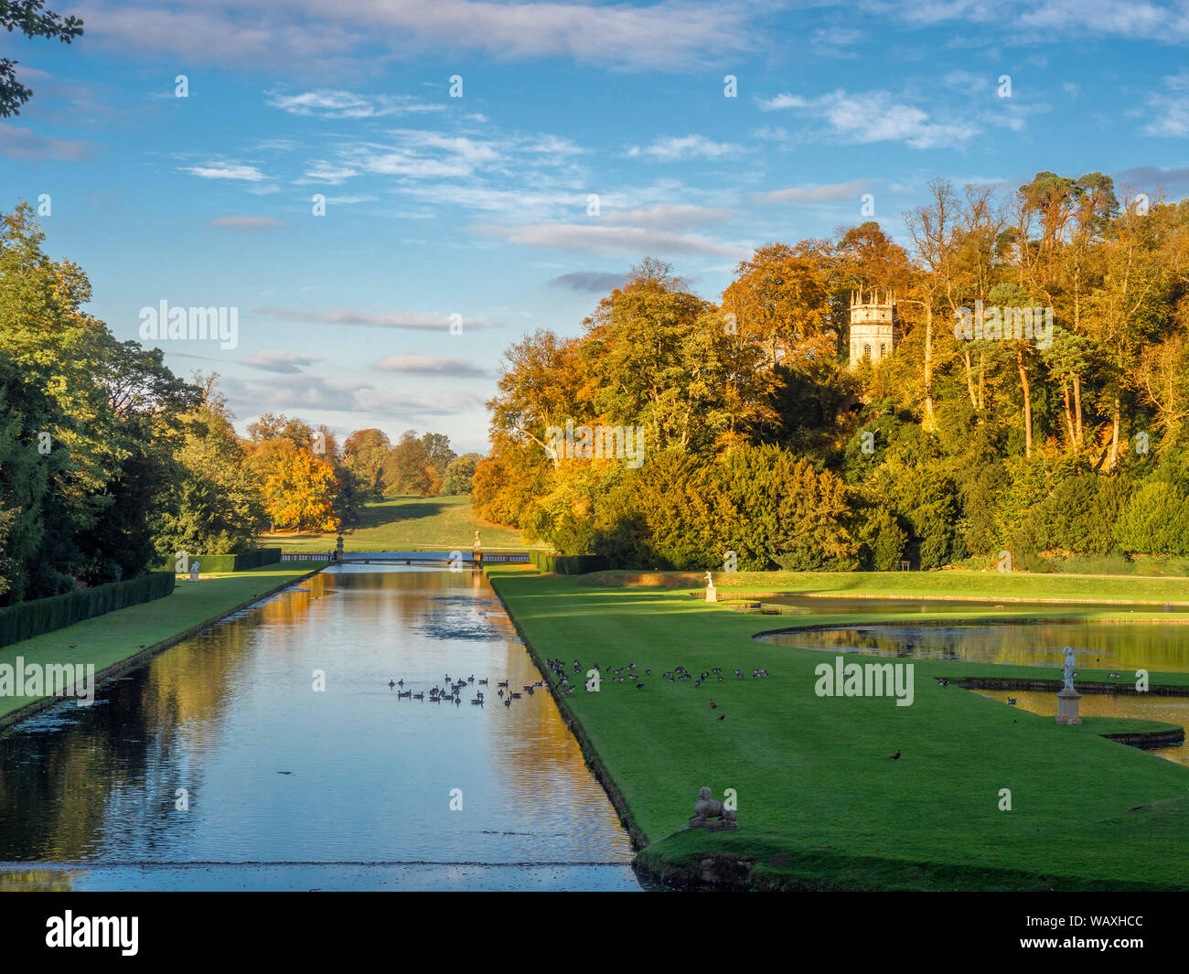 Studley Royal Water Garden, North Yorkshire, UK Stock Photo Alamy