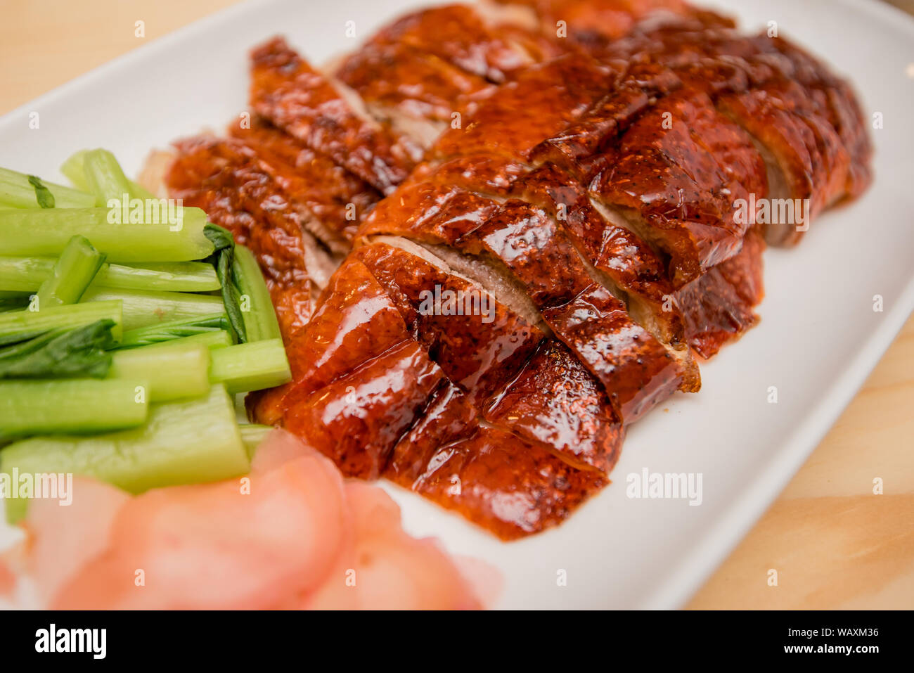 Roasted duck, gill duck, Chinese food Stock Photo