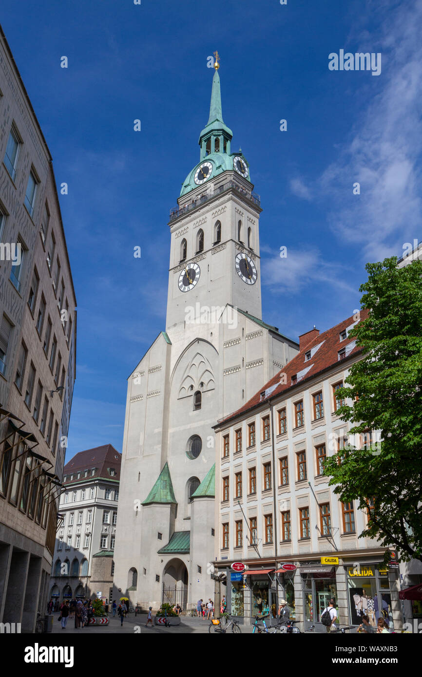 Peterskirche (St Peter's Church), a Roman Catholic church in Munich