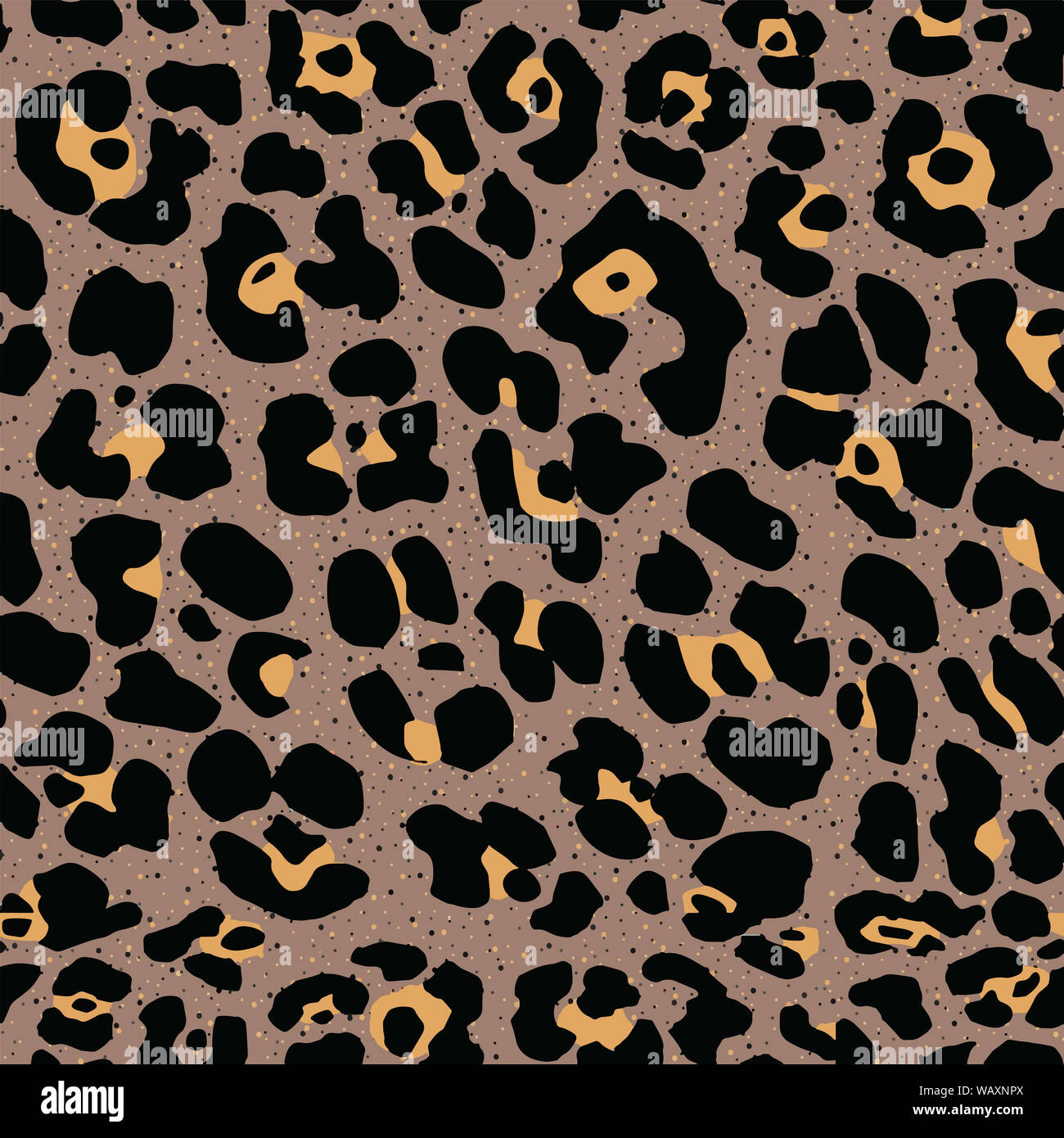leopard skin texture seamless pattern Stock Photo