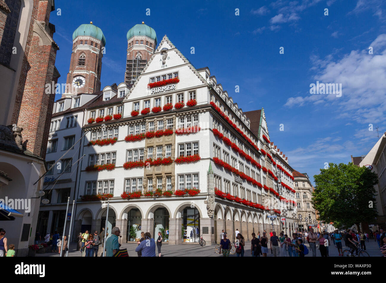 The Hirmer menswear clothing store in Munich, Bavaria, Germany. Stock Photo