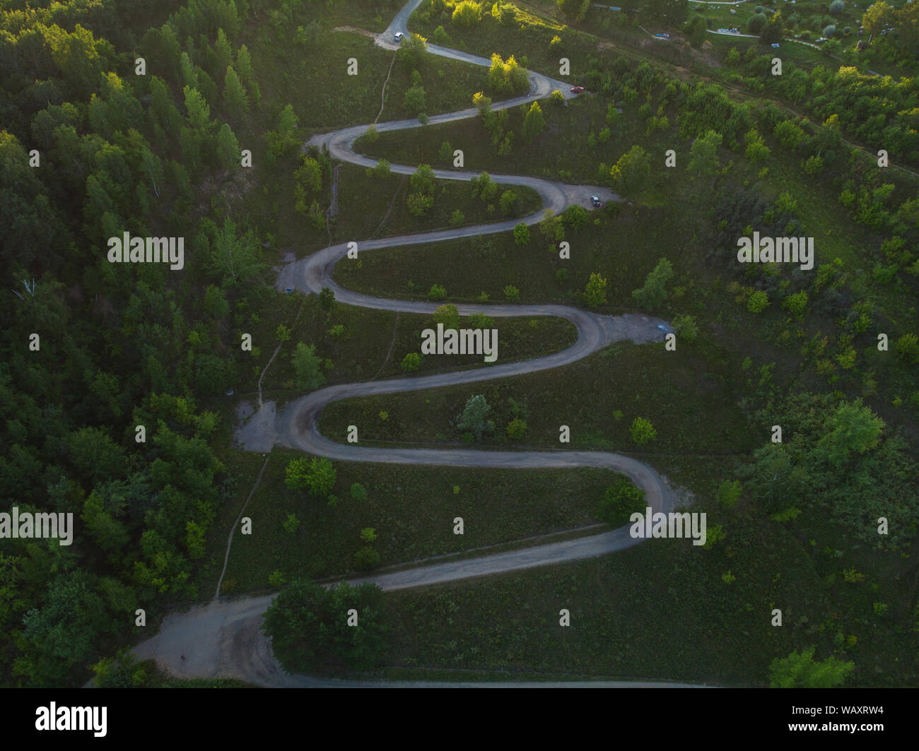 Car ride over winding hi-res stock photography and images - Alamy