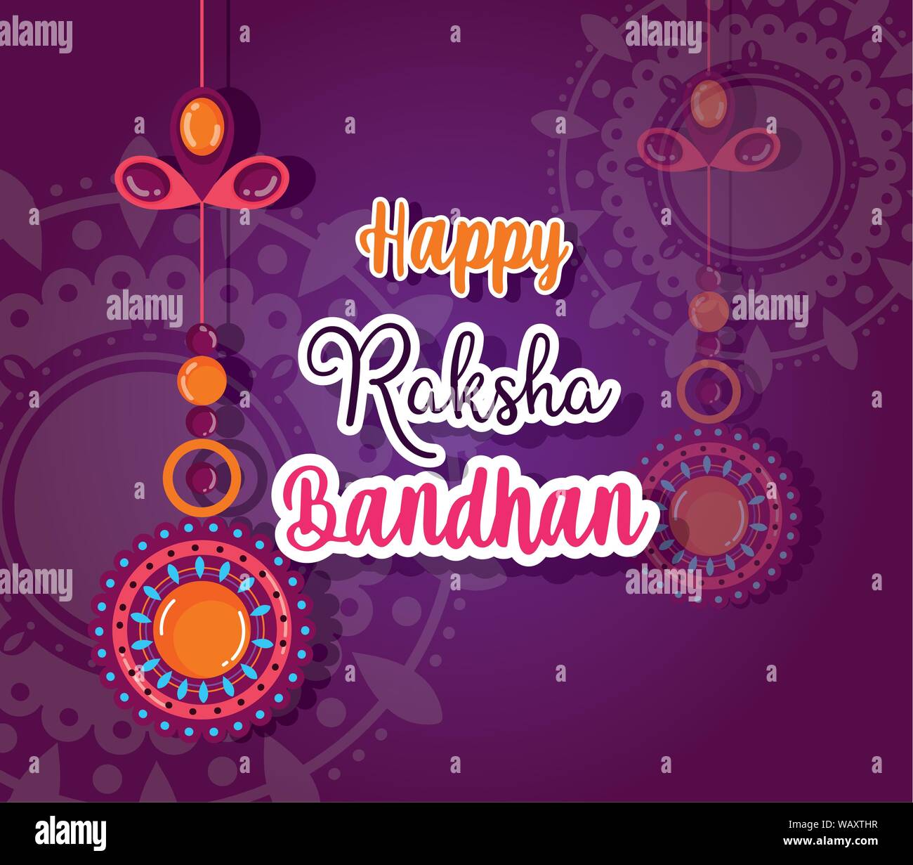 happy raksha bandhan poster indian religious festival design ...