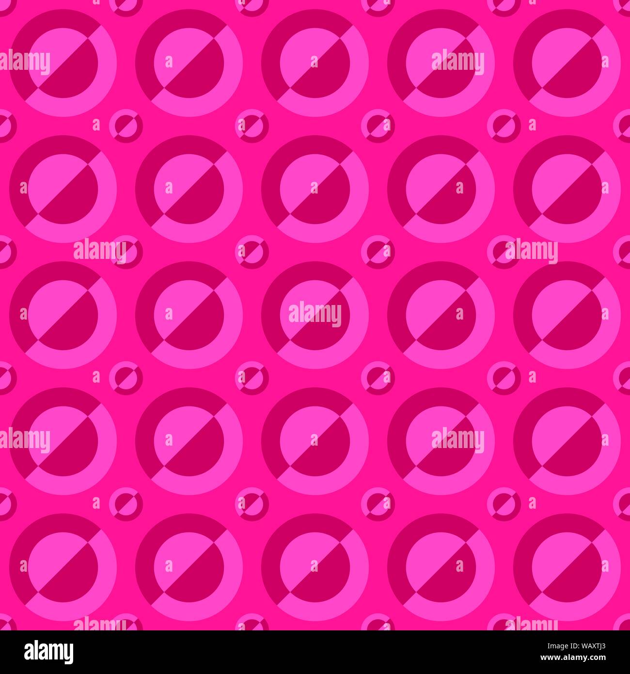 Simple seamless pattern - vector circle background design Stock Vector ...