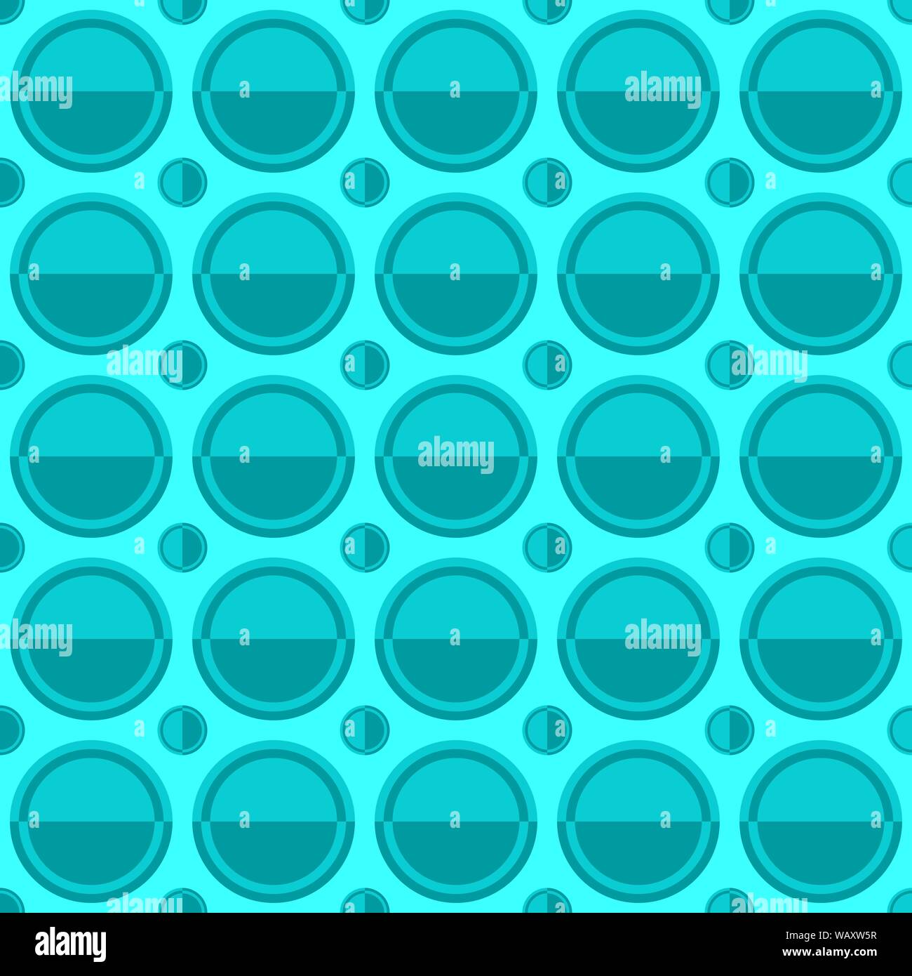 Abstract seamless pattern - vector circle background design Stock ...
