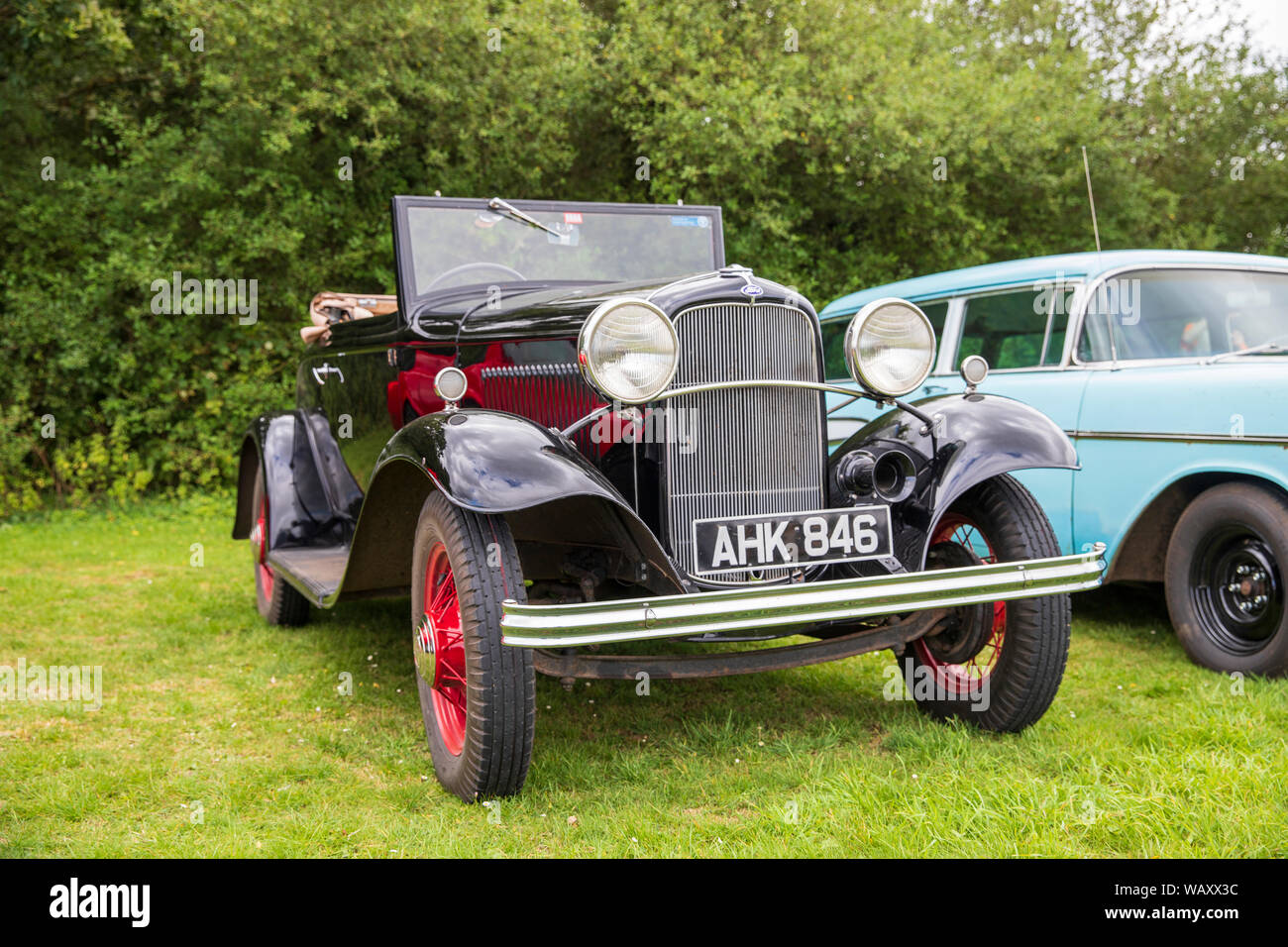 Ford Model B, 1932, Reg No AHK 846, at the Camerton Classic Car Show
