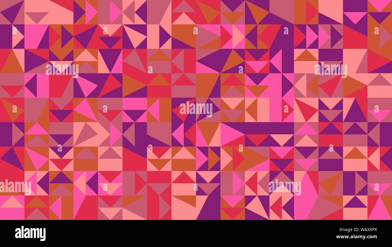 Mosaic pattern desktop background - polygonal colorful vector ...