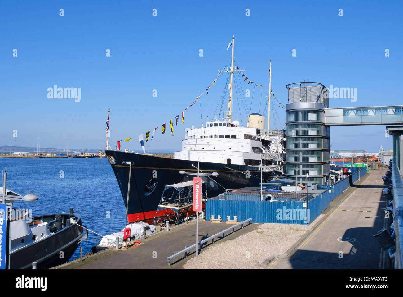 the royal yacht britannia ocean drive leith edinburgh