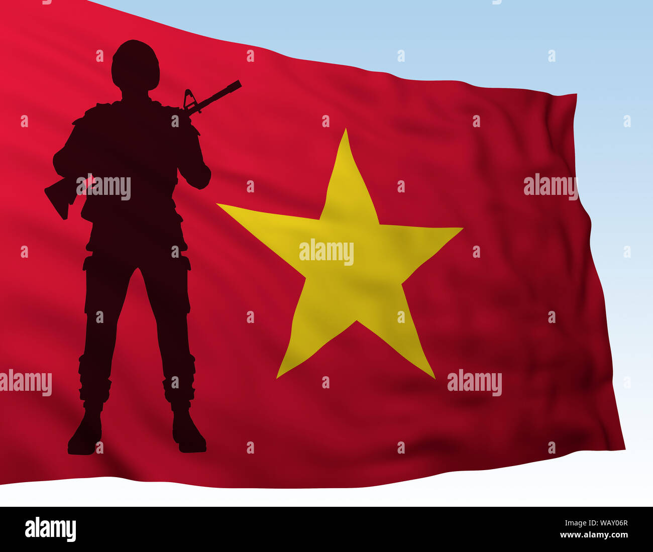 Black flag army vietnam hi-res stock photography and images - Alamy