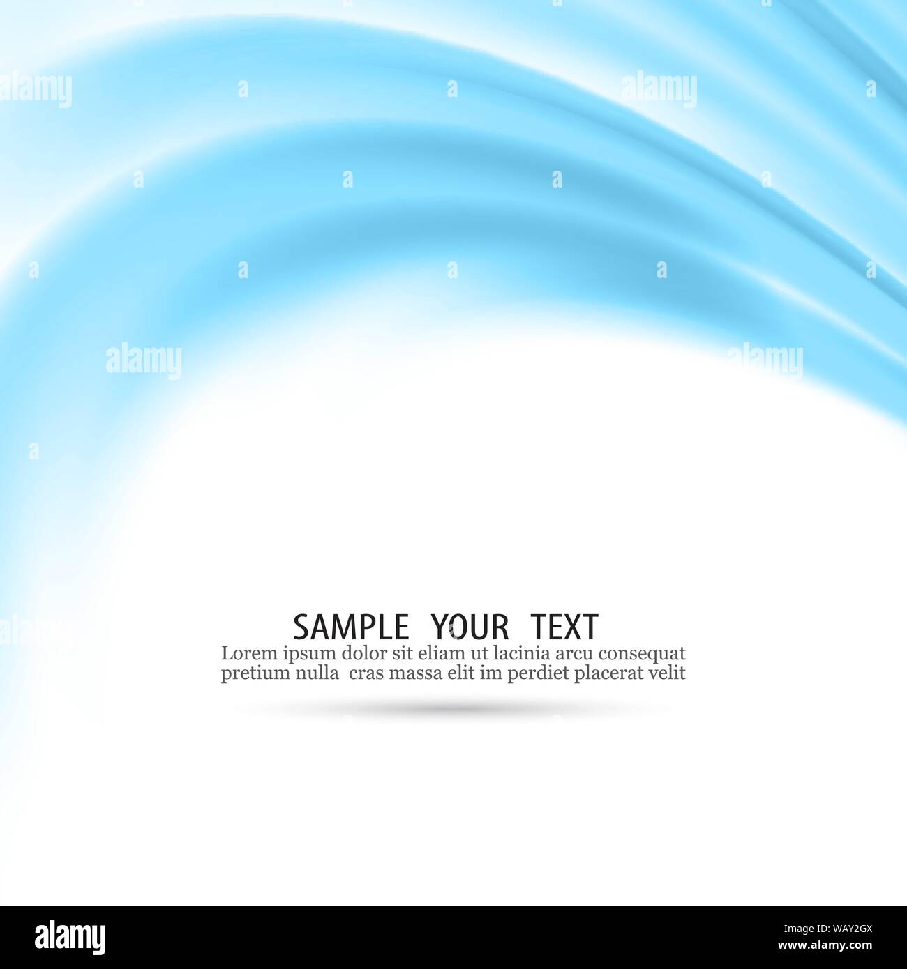 Vector abstract blue waves background Vector eps10 Stock Vector Image ...