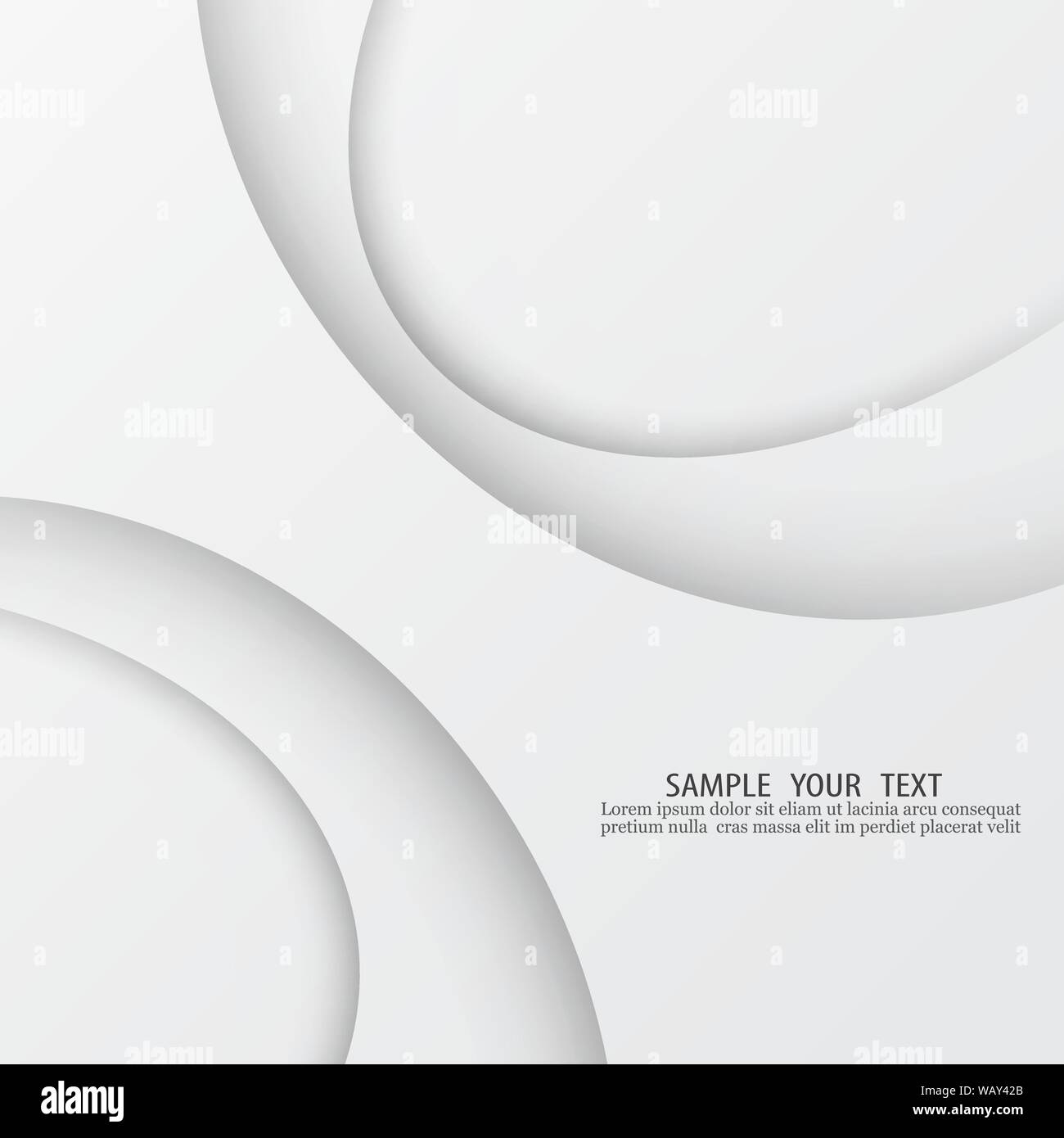 Vector grey background with wavy lines .The light and shadow.Abstract