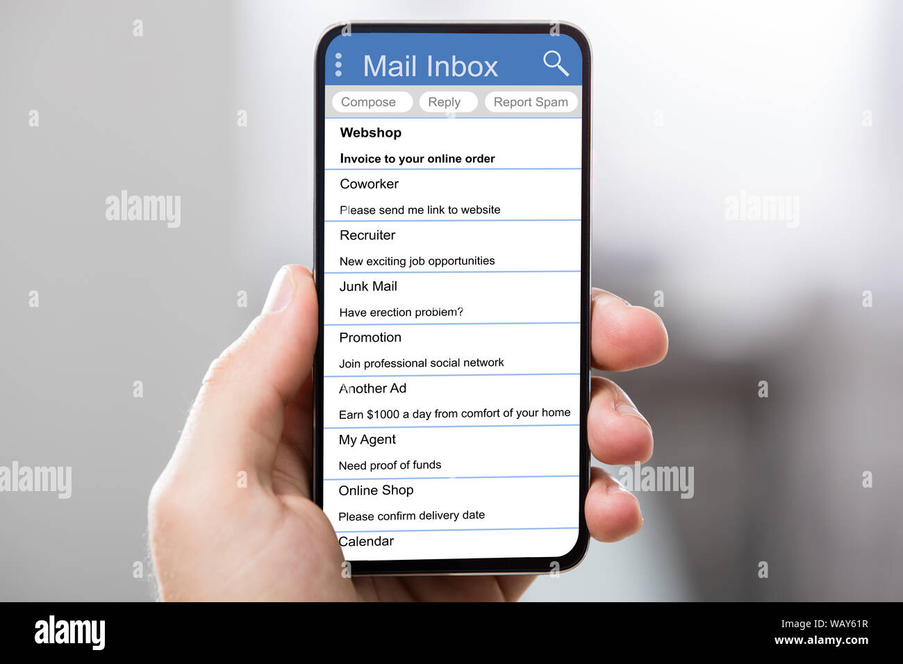 Email checking hi-res stock photography and images - Alamy