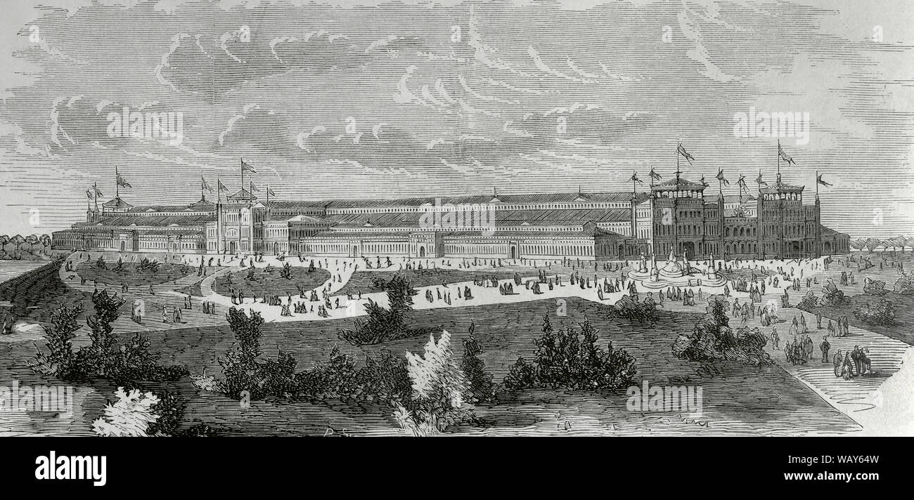 Centennial exhibition in philadelphia hi-res stock photography and ...