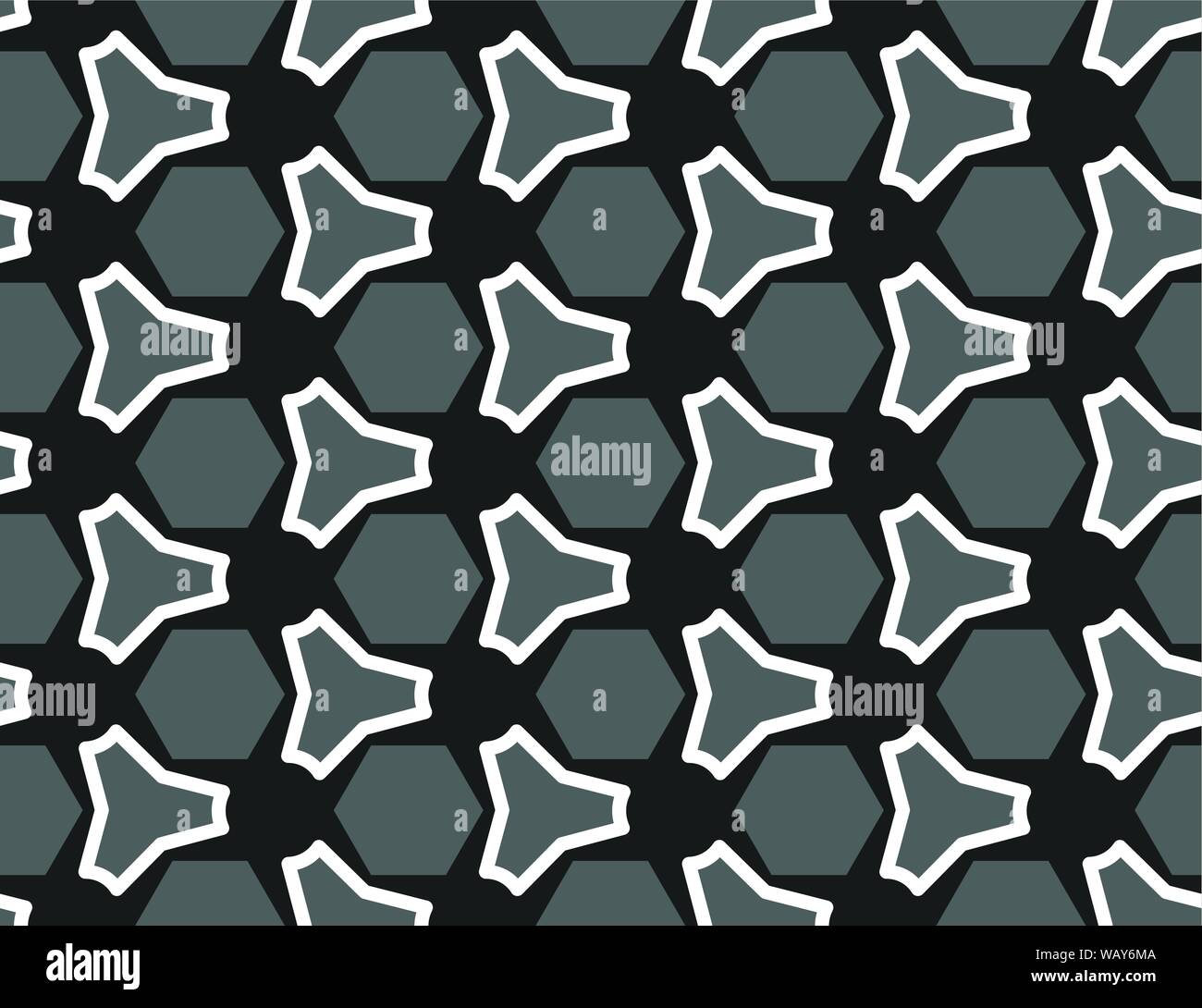 Geometric shapes art black and white Stock Vector Images - Alamy