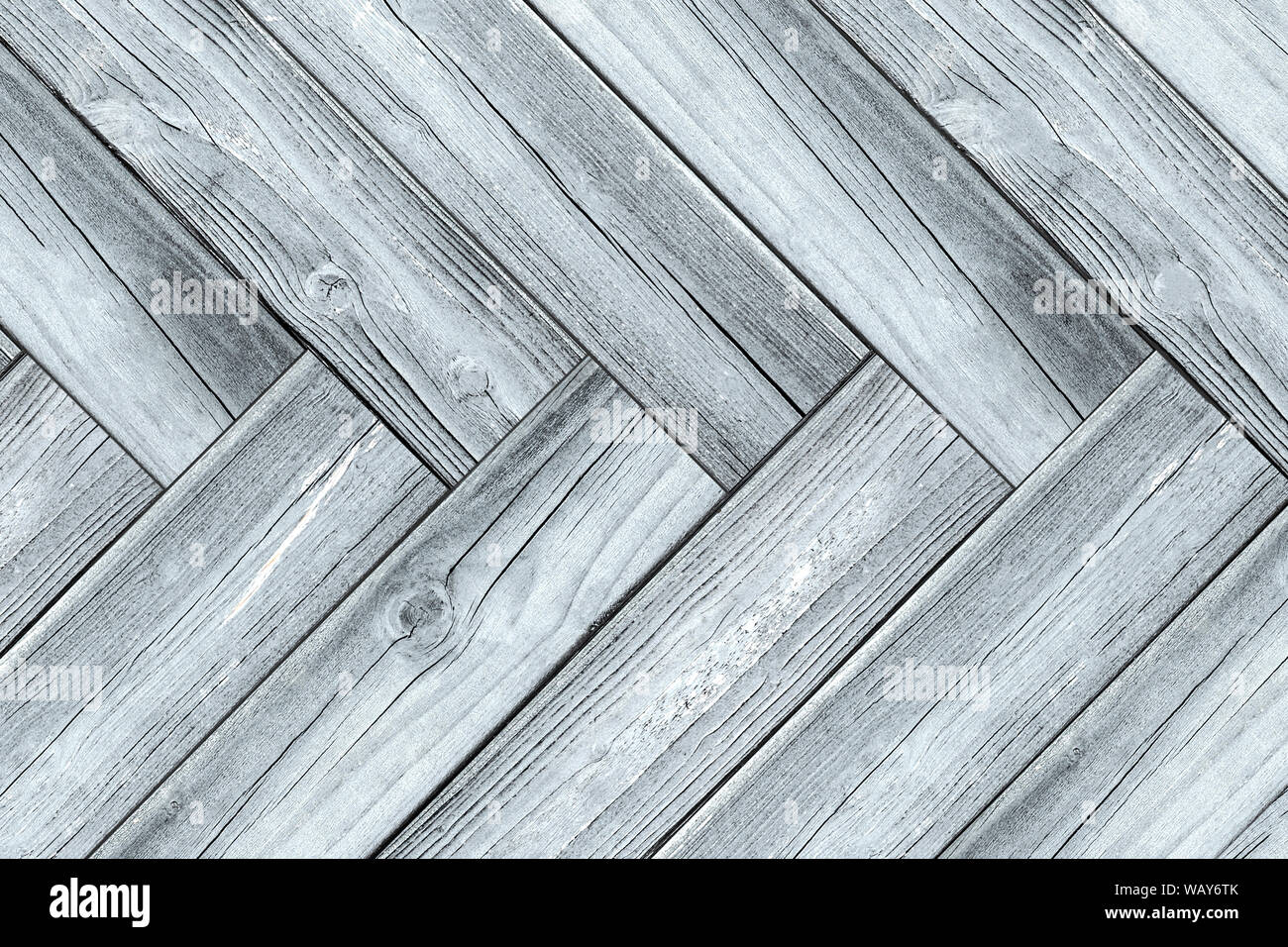 wooden  floor background - herringbone wood closeup Stock Photo