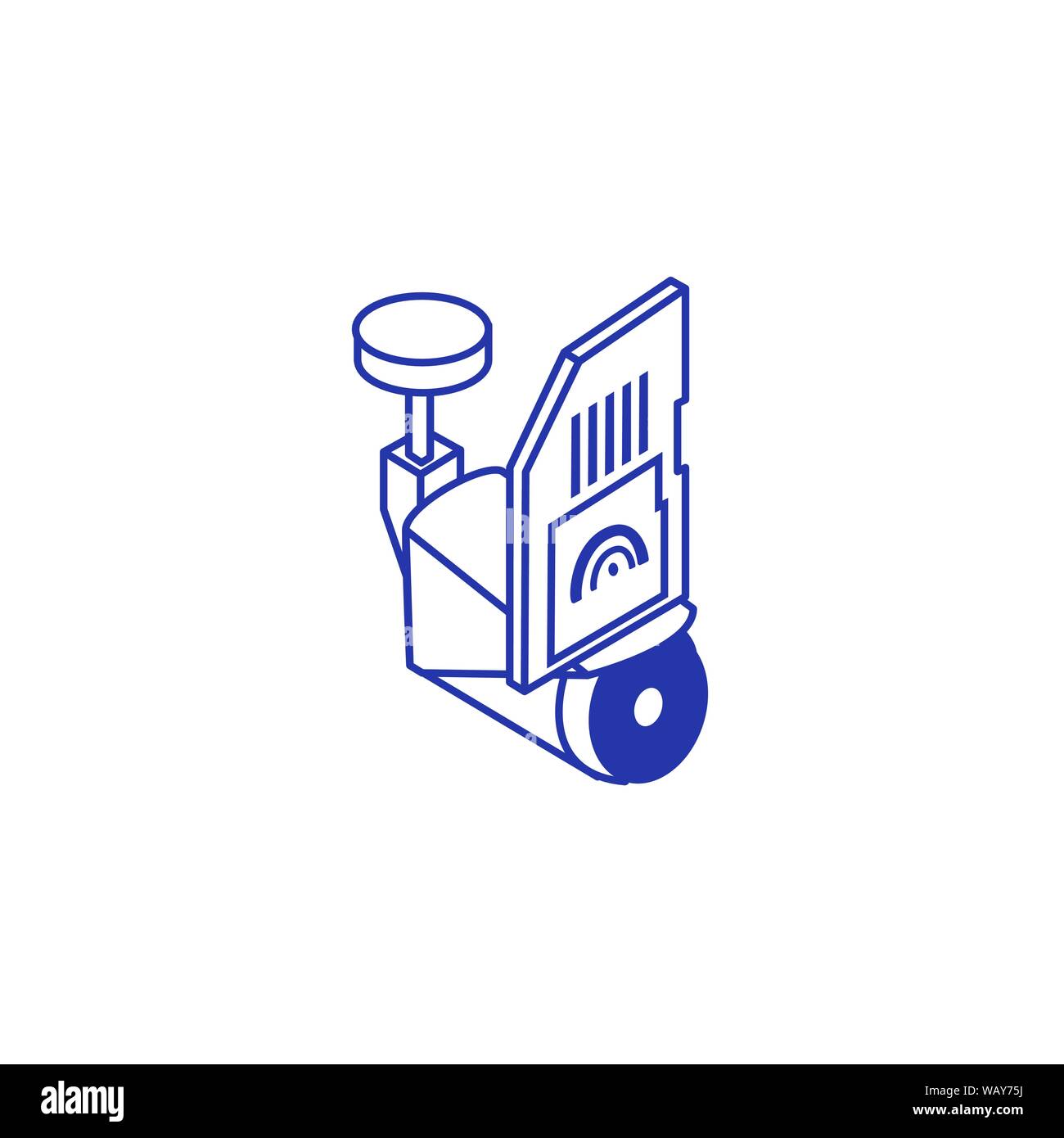 cctv video camera device with sd card vector illustration design Stock Vector