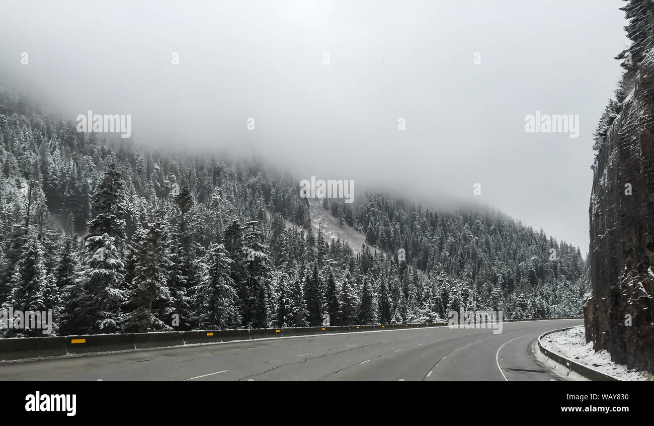Road view in Colorado Stock Photo