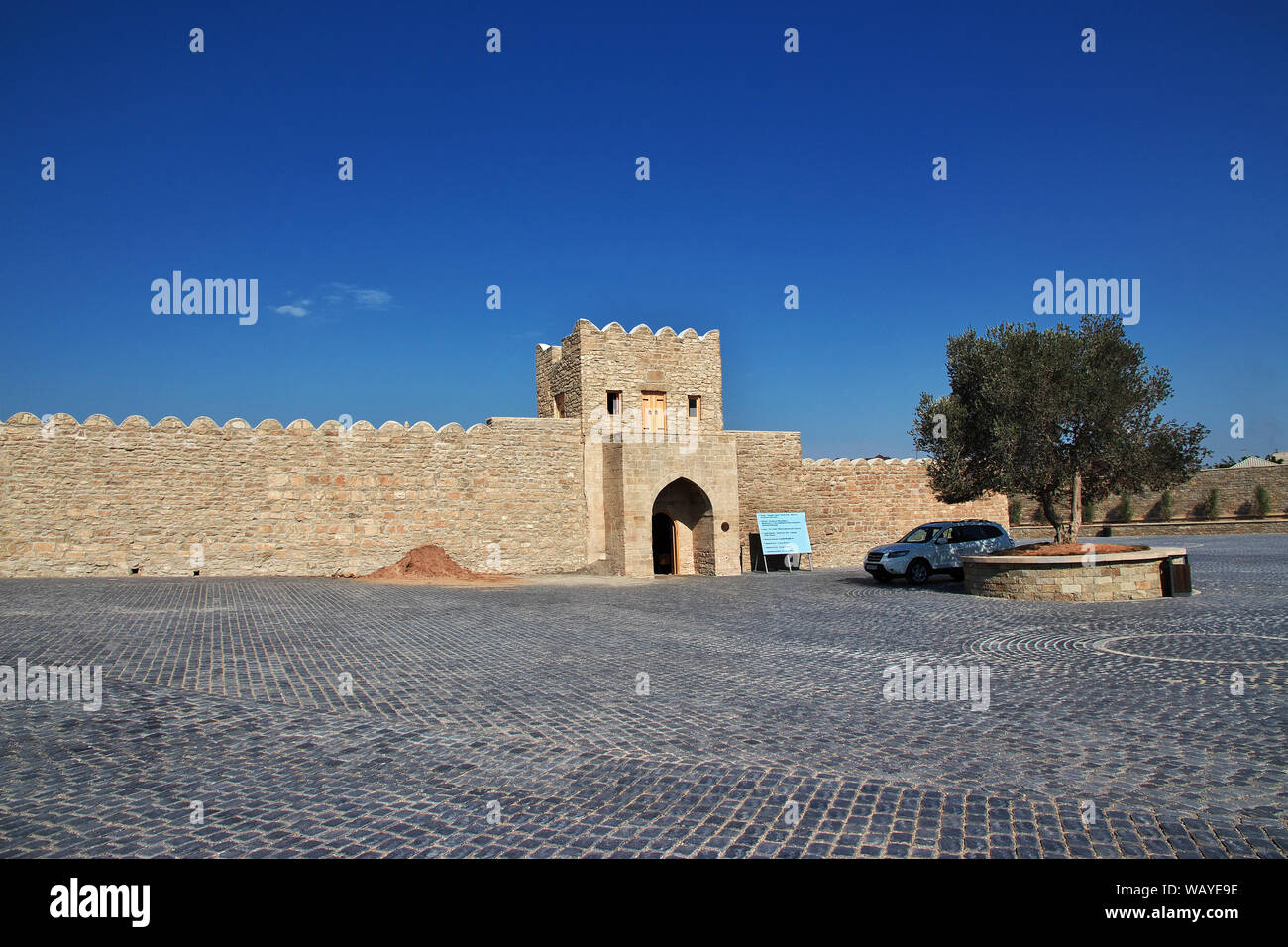 Ateshgah / Azerbaijan - 14 Jul 2017: The zoroastrian fire temple Ateshgah, Azerbaijan Stock Photo