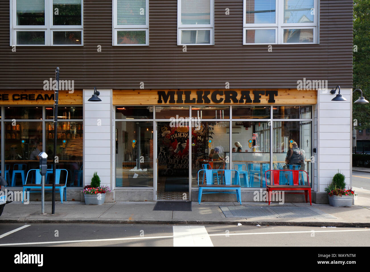 Milkcraft New Haven, 280 Crown Street, New Haven, CT Stock Photo