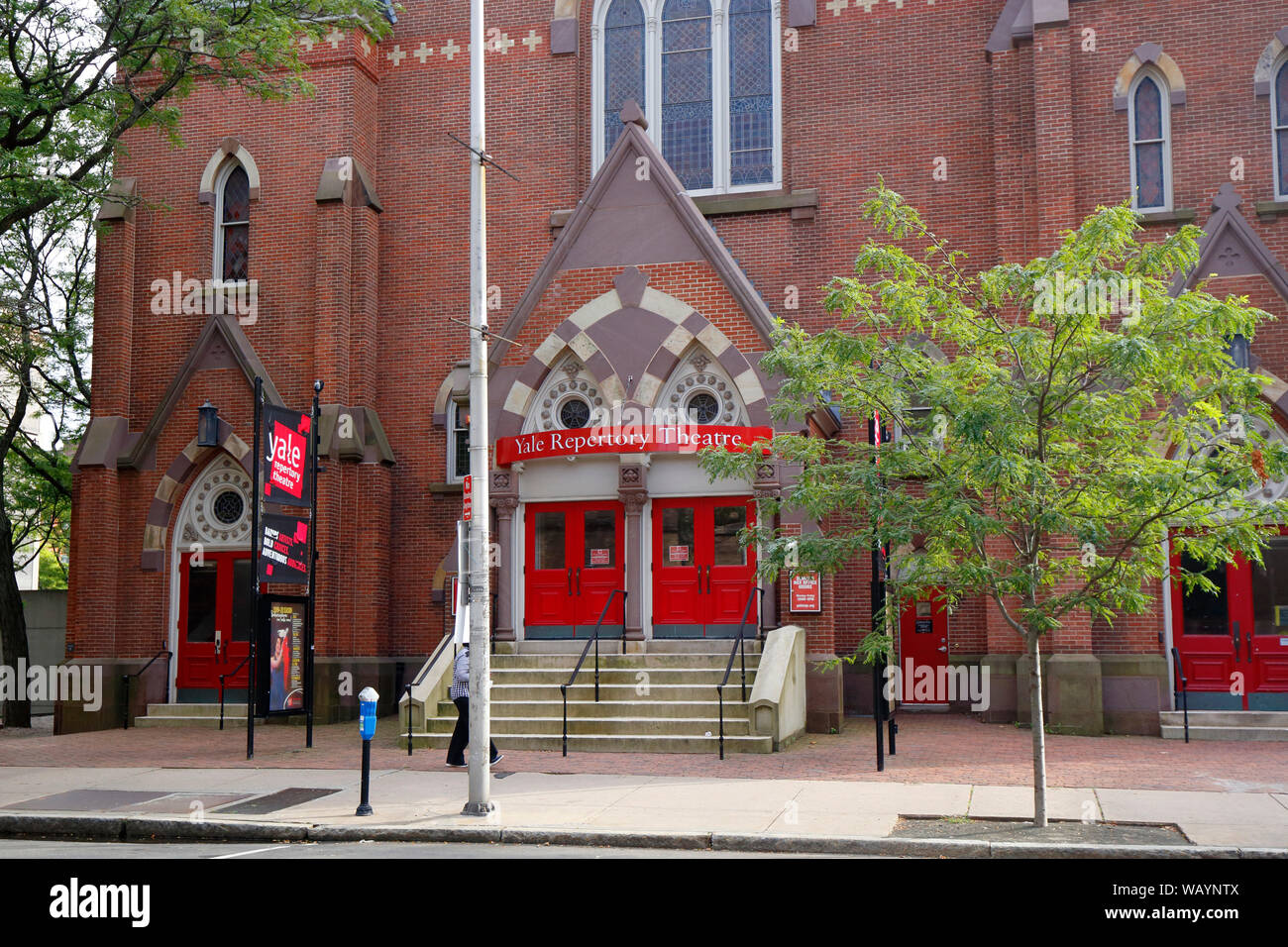 Yale Repertory Theatre, 1120 Chapel Street, New Haven, CT Stock Photo