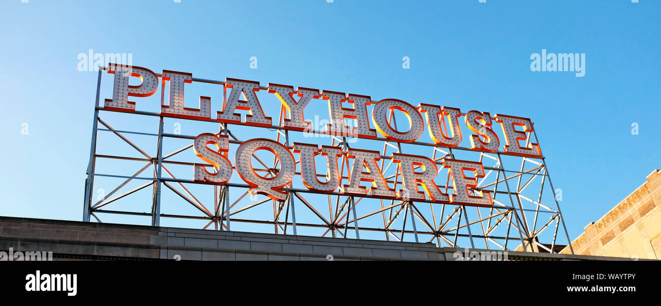 Large outdoor theater district sign hi-res stock photography and images ...