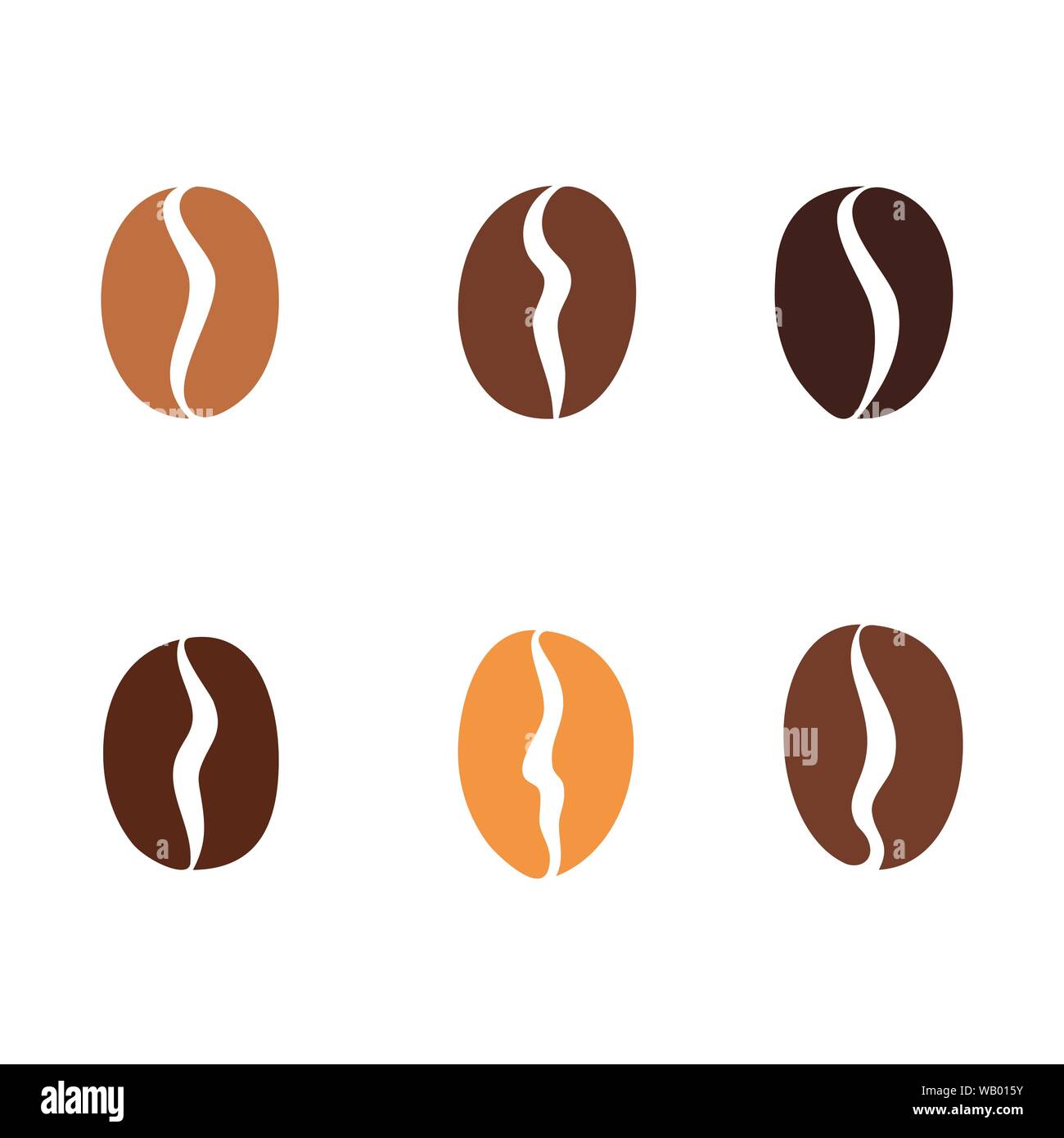coffee bean icon vector illustration template Stock Vector Image & Art ...