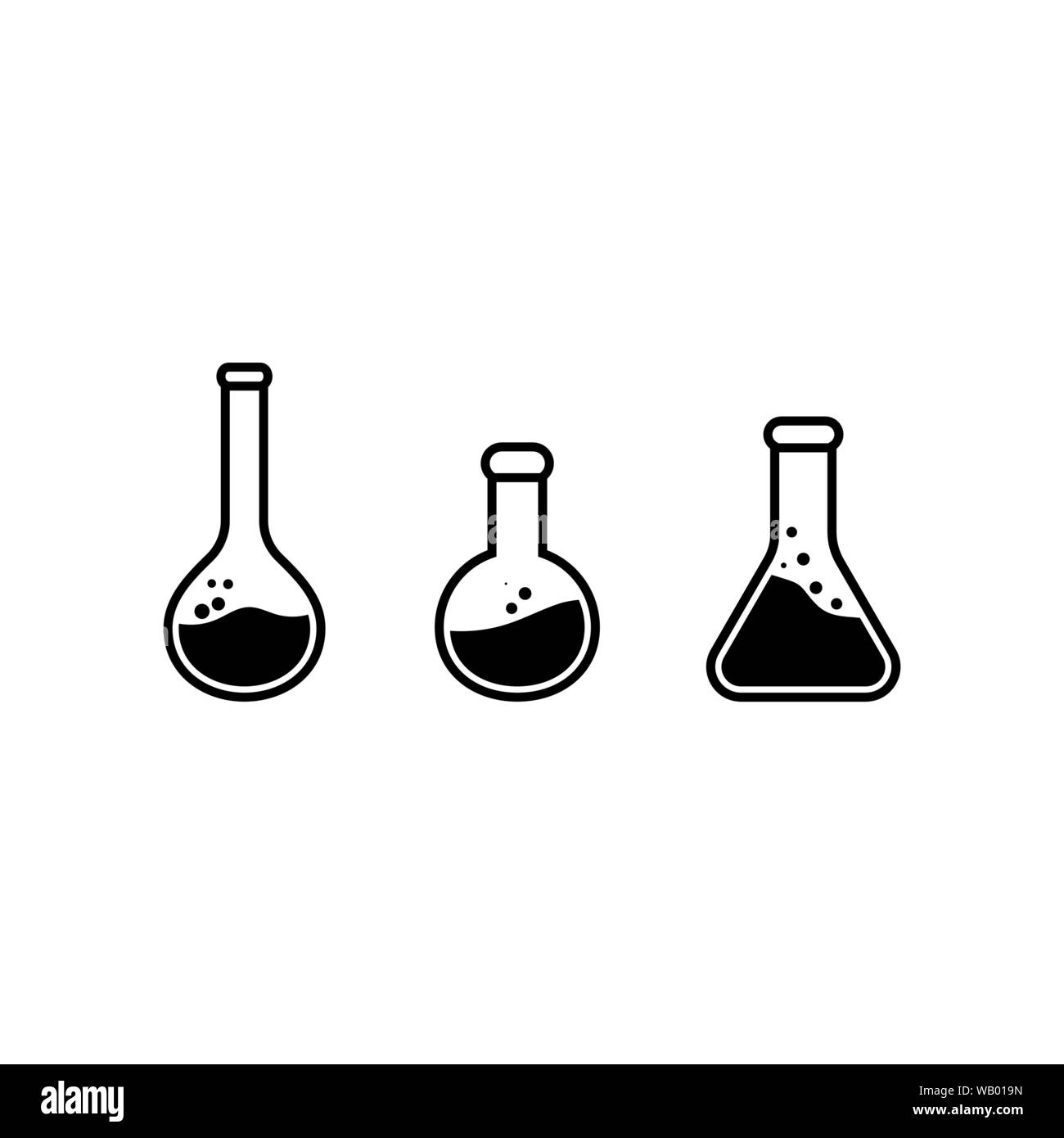 Health Medical Lab icon template vector illustration Stock Vector