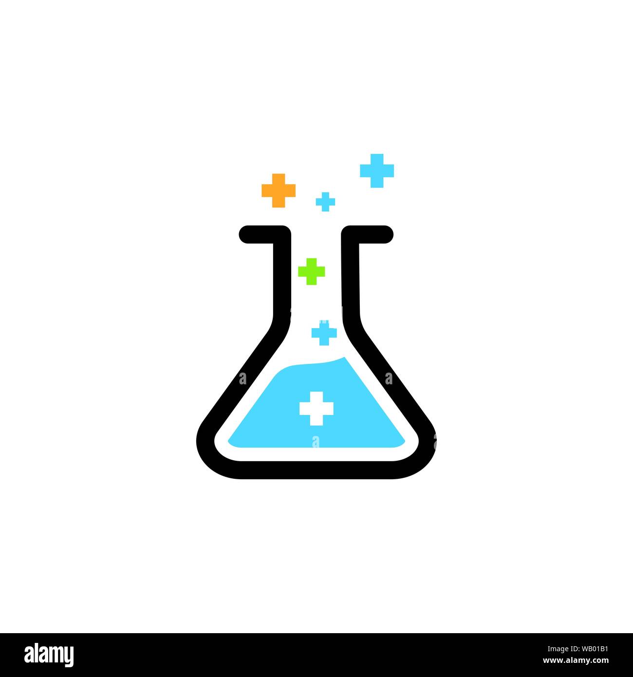 Health Medical Lab icon template vector illustration Stock Vector Image ...