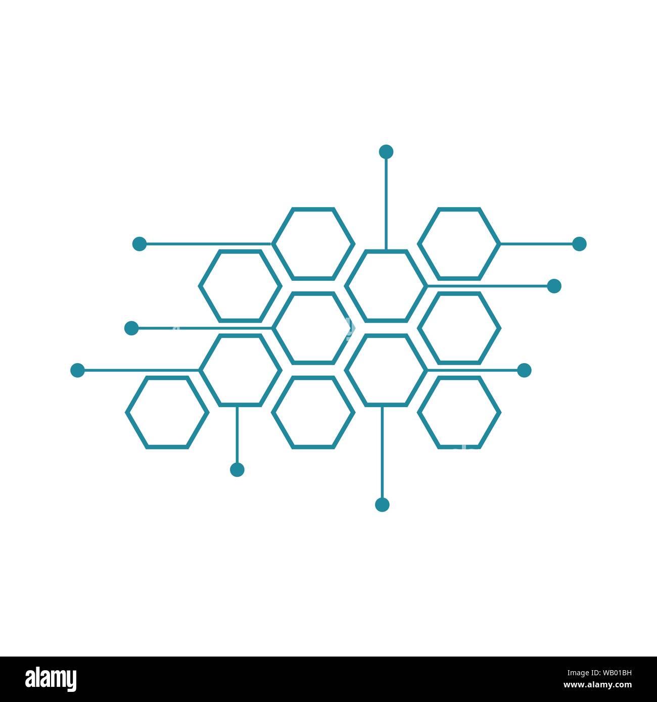 Abstract medical  background substance and molecules design Stock Vector