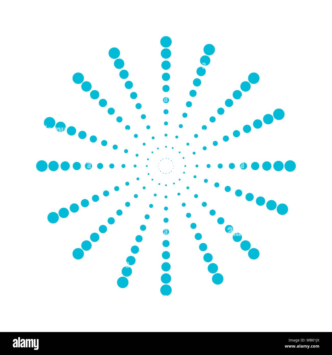 halftone circle dots vector illustration design Stock Vector Image ...
