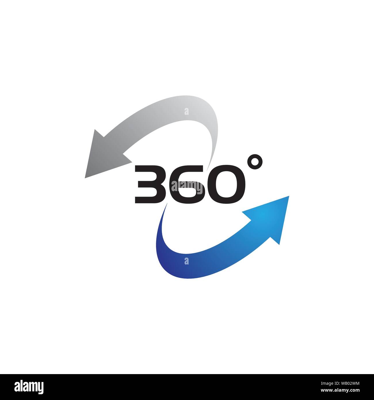 360 Degree View Related Vector Icons design template Stock Vector Image ...