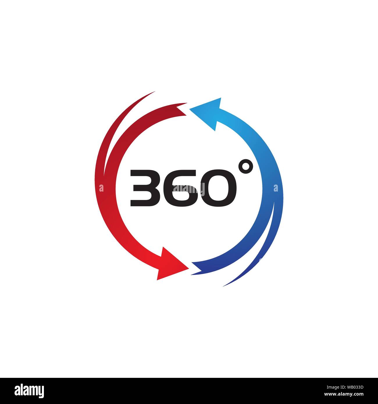 360 Degree View Related Vector Icons design template Stock Vector Image ...