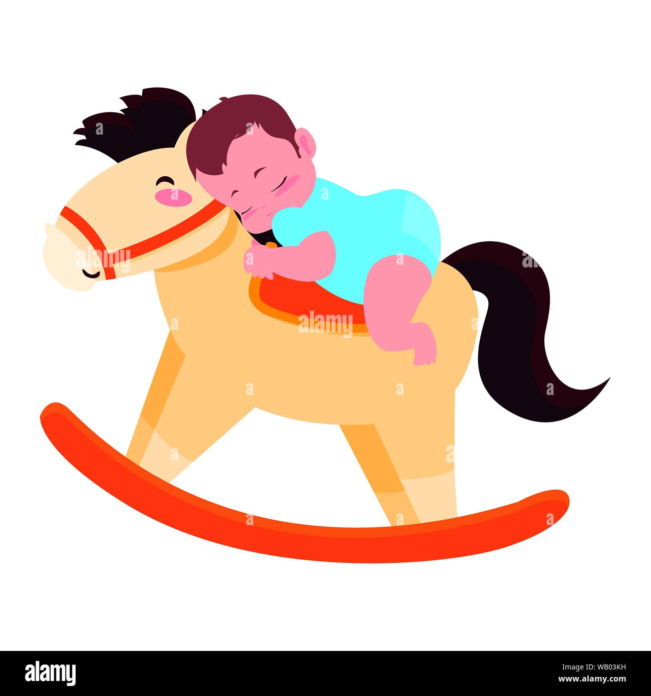 rocking horse baby boy