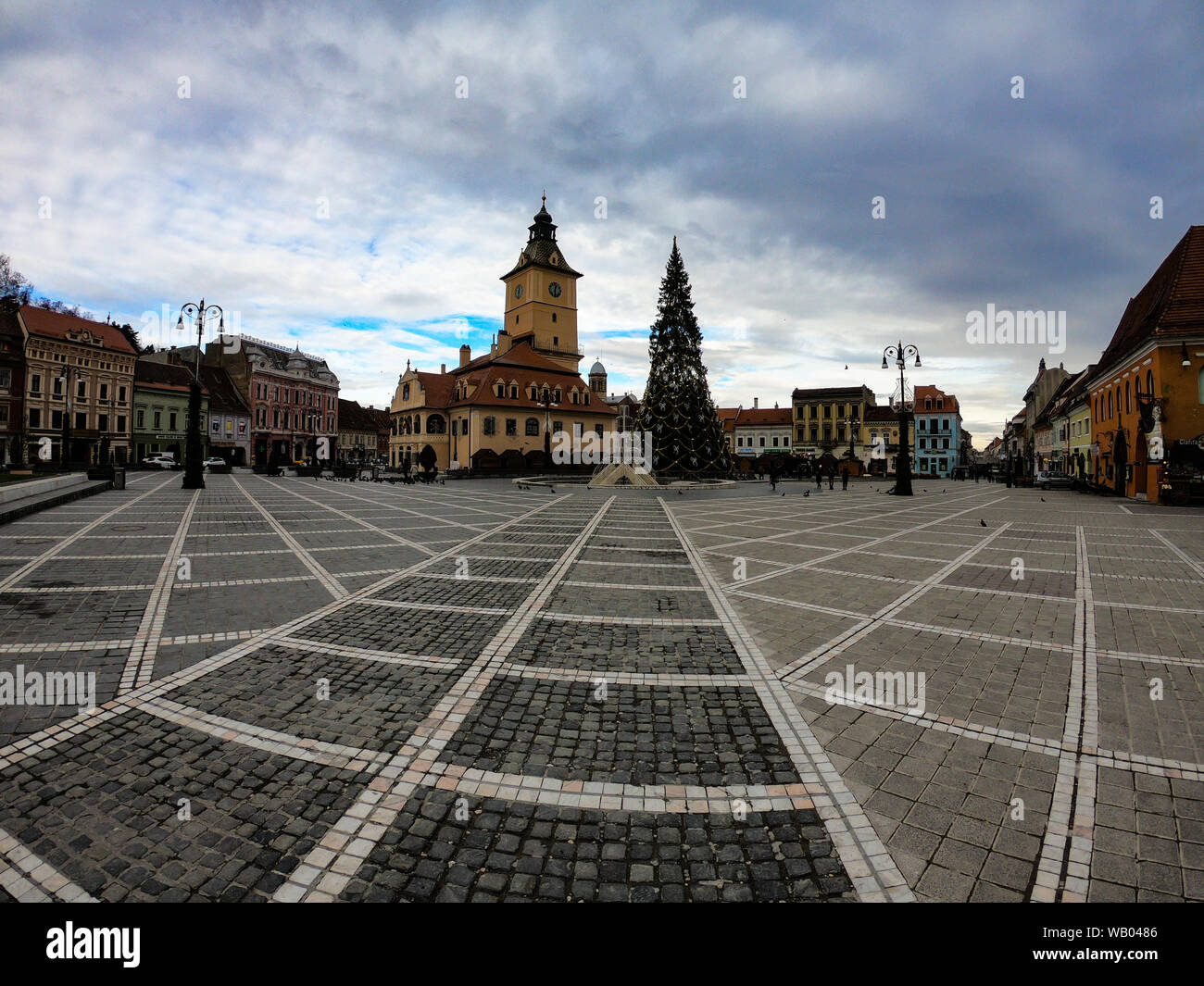 Piata Sfatului, Brasov, Romania Stock Photo Alamy