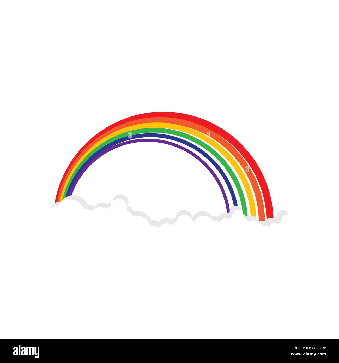 Rainbow beauty icon template vector illustration design Stock Vector