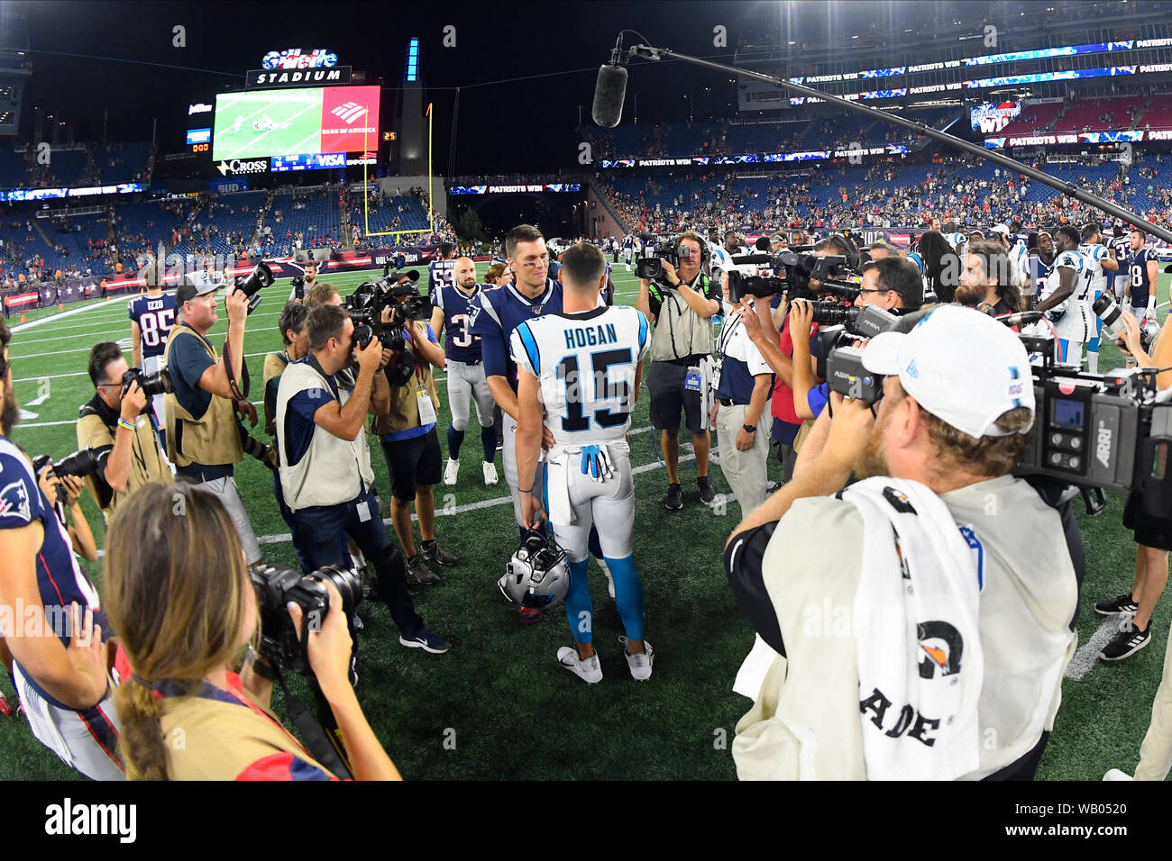 Foxborough Massachusetts Usa August 22 2019 New England