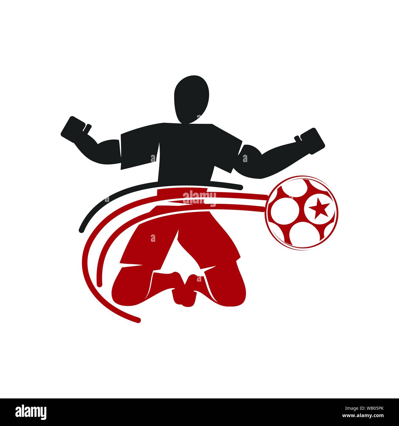Soccer Football Badge Logo Design Templates Sport Vector Stock ...