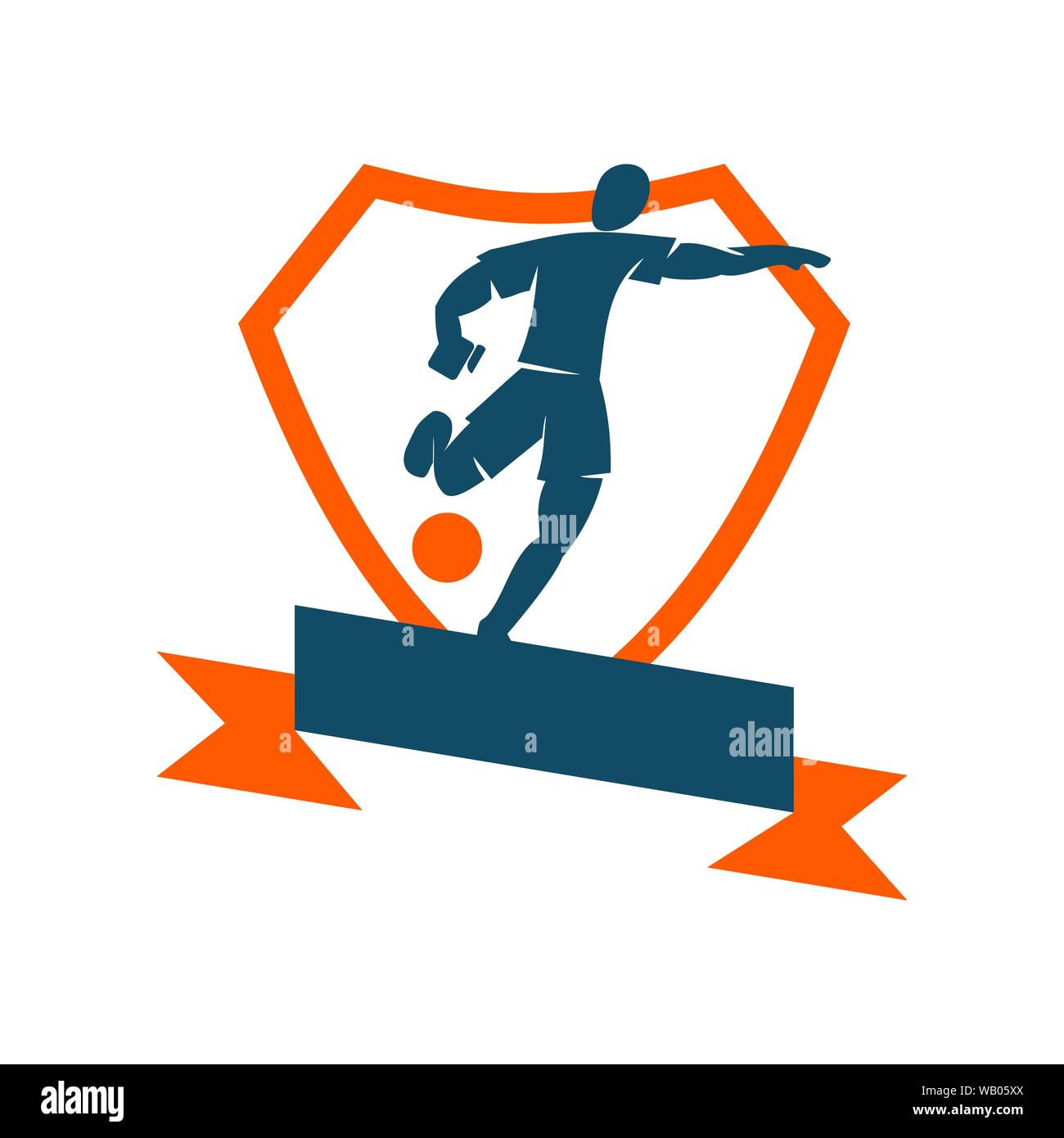 Soccer Football Badge Logo Design Templates Sport Vector Stock Vector Image Art Alamy